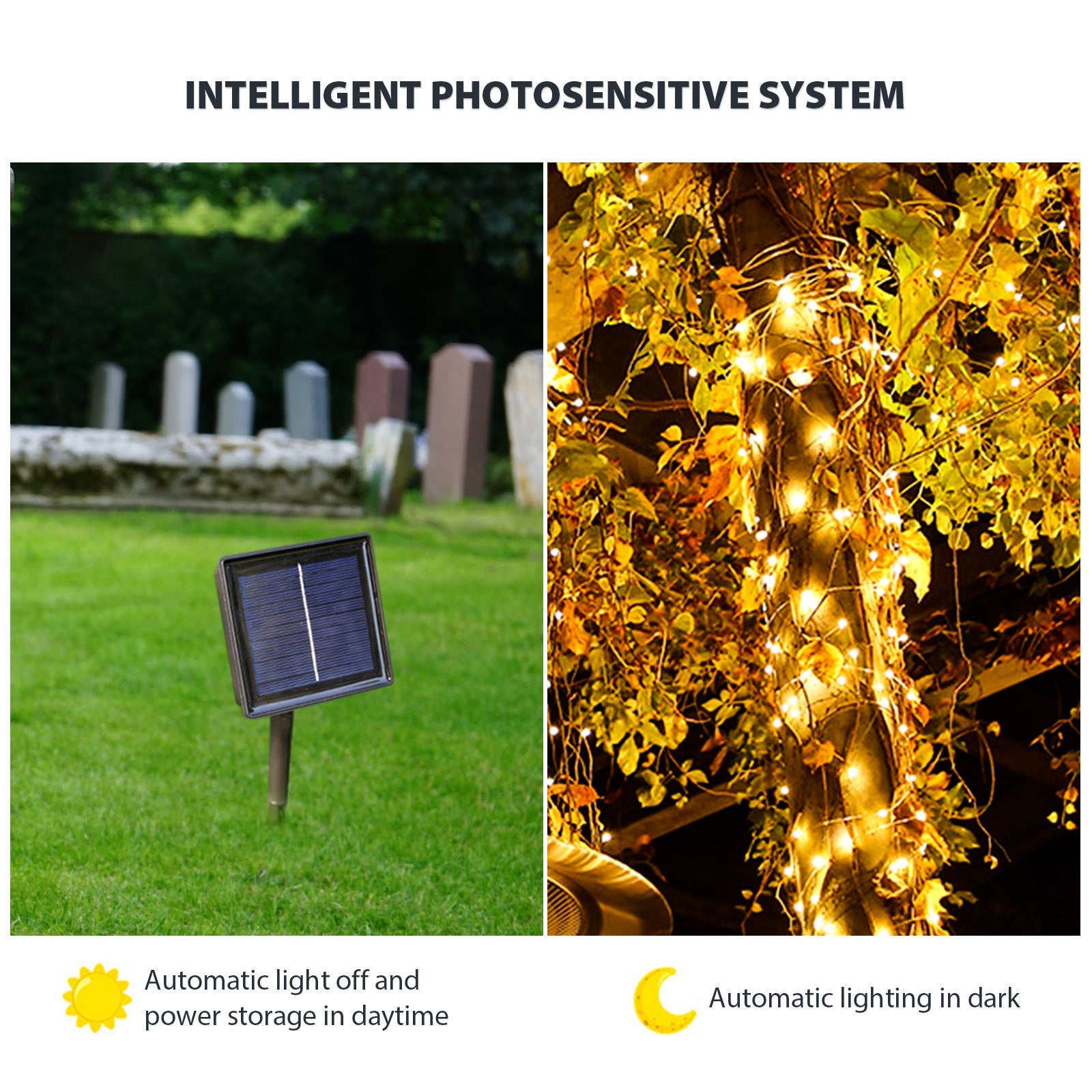 Solar Powered String Lights Decorations