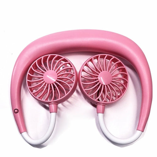 Double Cool Cordless Mini Collar Fan
