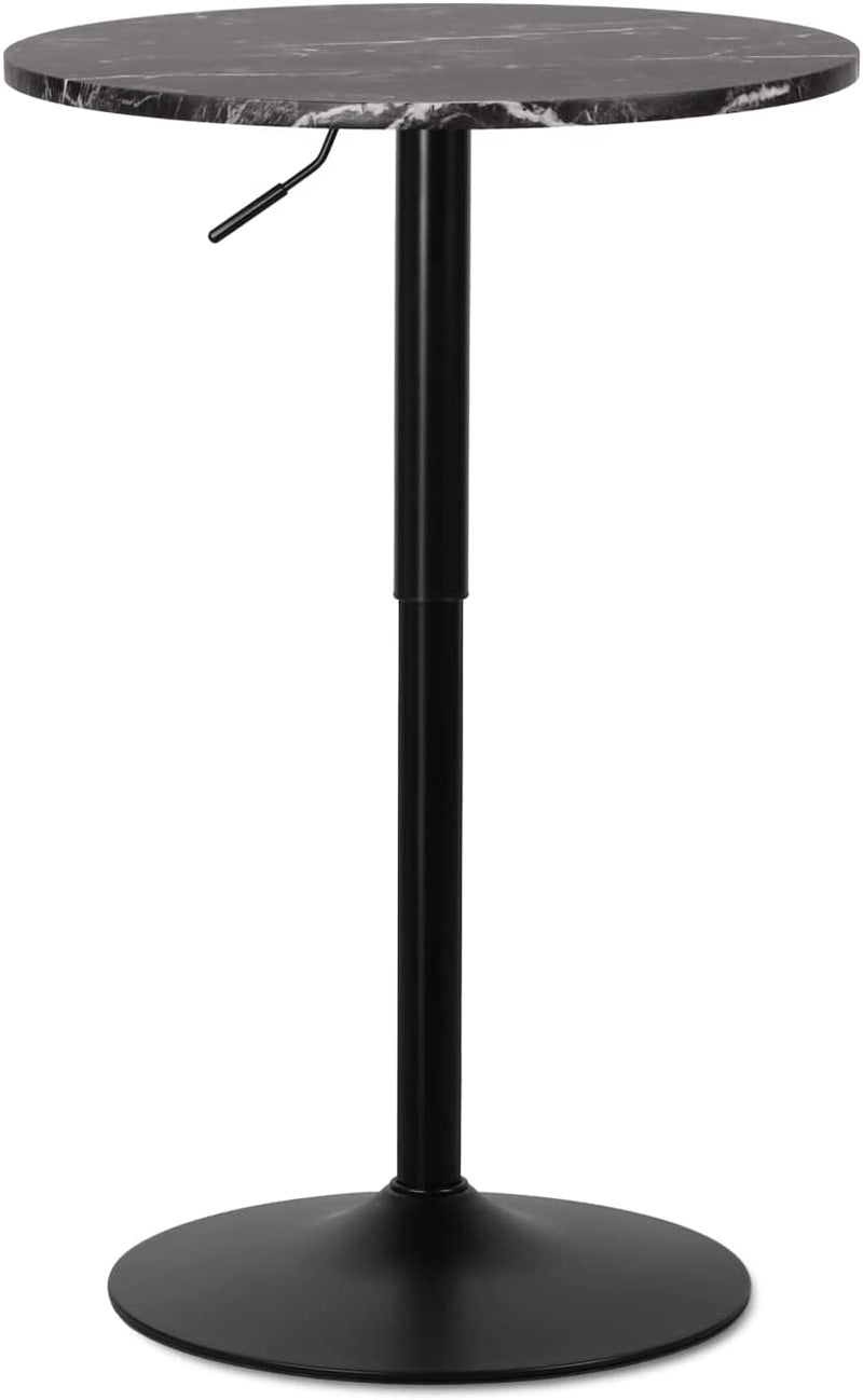Adjustable Height Wood Bar Pub Table-2