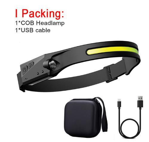 USB Rechargeable COB LED Headlamp