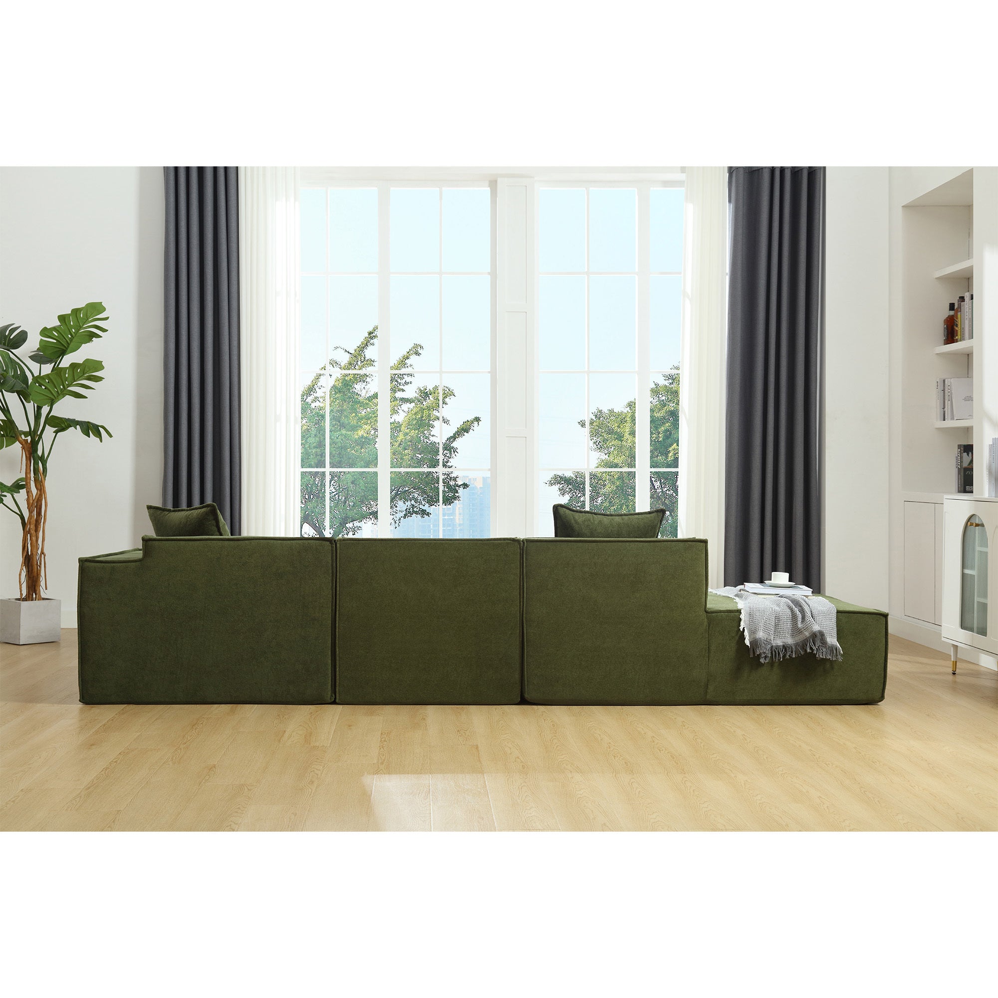 Modular combination living room sofa set, modern minimalist sofa, free