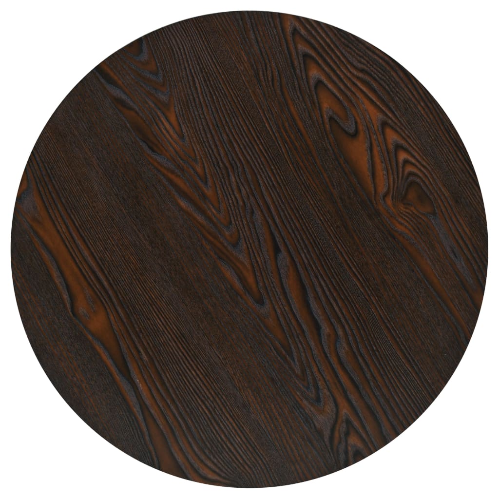 vidaXL Bistro Table Kitchen Bar Table Dining Room Table MDF and Steel Round-4