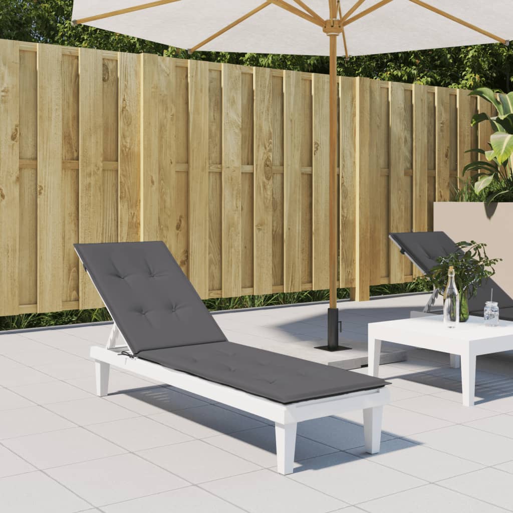 vidaXL Chair Cushion Outdoor Patio Water Repellent Deck Chair Seat Cushion Pad-5