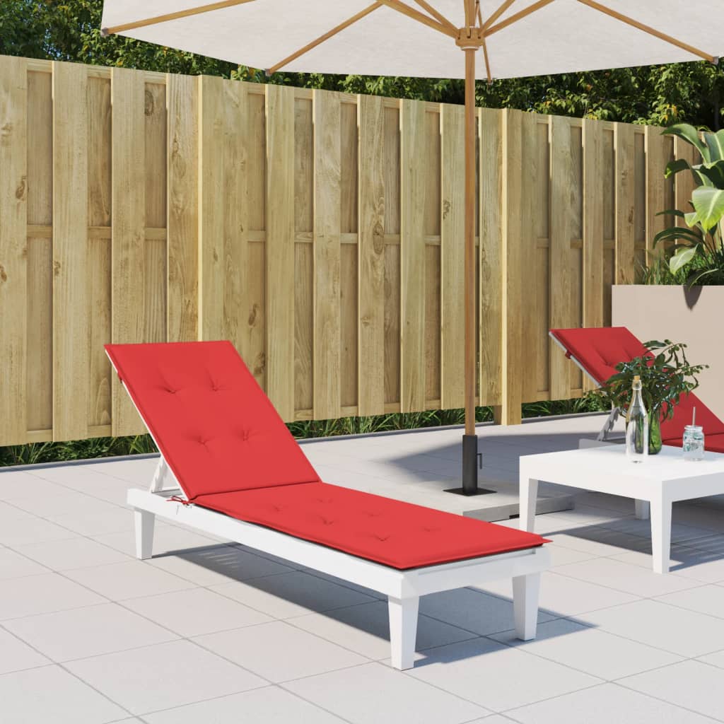vidaXL Chair Cushion Outdoor Patio Water Repellent Deck Chair Seat Cushion Pad-0