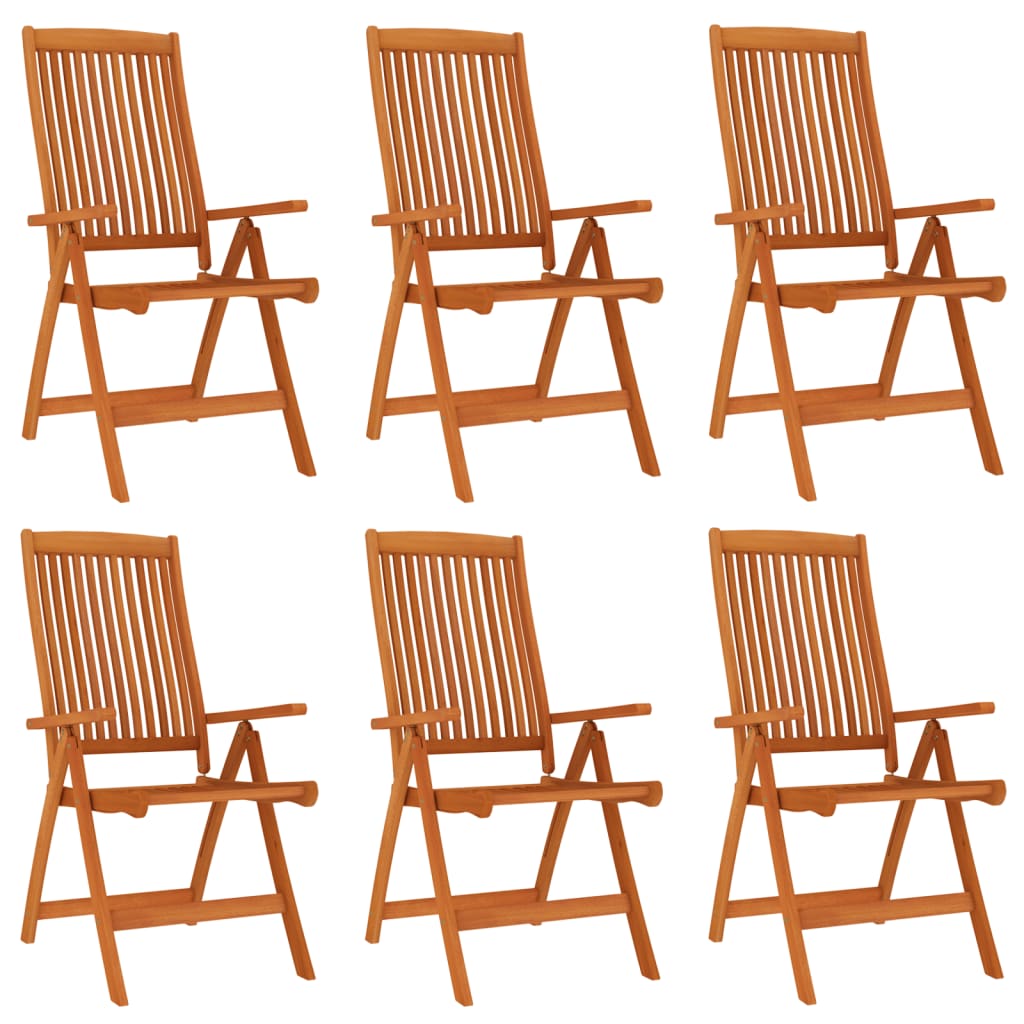 vidaXL 7 Piece Patio Dining Set Solid Wood Eucalyptus-2