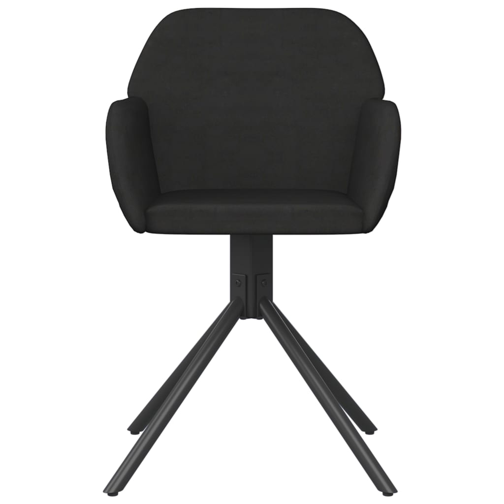 vidaXL Swivel Dining Chairs 2 Pcs Accent Chair for Kitchen Living Room Velvet-0