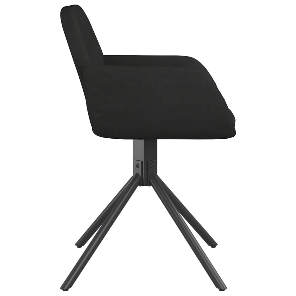 vidaXL Swivel Dining Chairs 2 Pcs Accent Chair for Kitchen Living Room Velvet-4