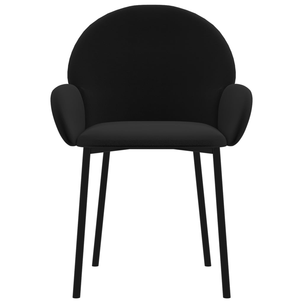 vidaXL Dining Chairs 2 Pcs Accent Upholstered Chair for Living Room Velvet-1