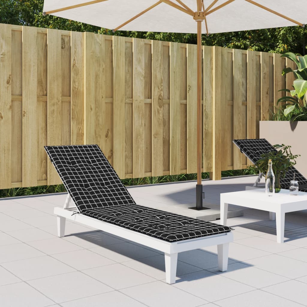 vidaXL Chair Cushion Outdoor Patio Water Repellent Deck Chair Seat Cushion Pad-21