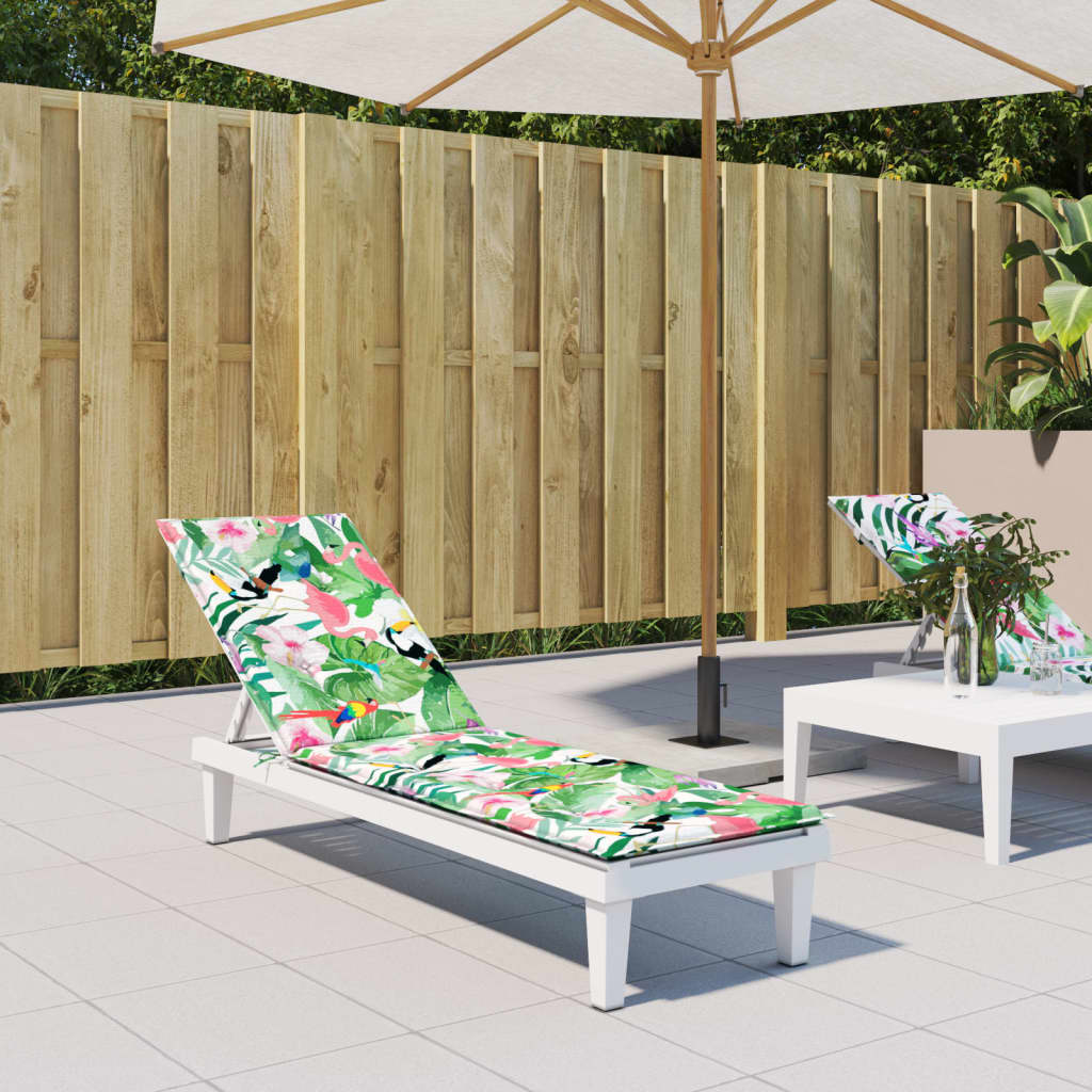 vidaXL Chair Cushion Outdoor Patio Water Repellent Deck Chair Seat Cushion Pad-19