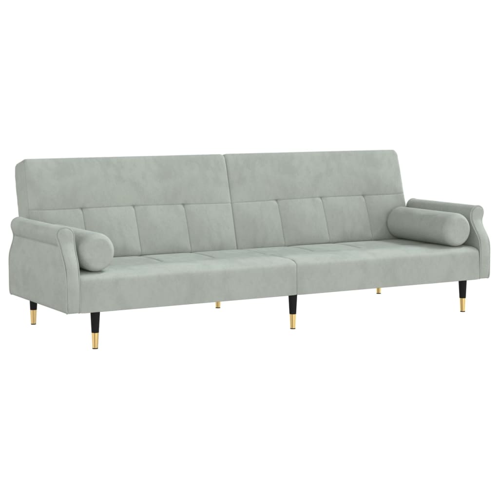vidaXL Sofa Bed Loveseat Convertible Sofa Bed with Cushions for Studio Velvet-3