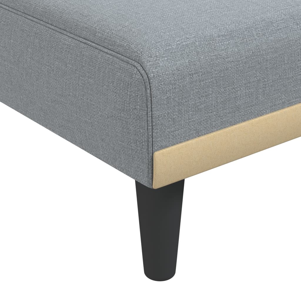 vidaXL Sofa Bed Folding Sleeper Couch Bed Settee Recliner L Shaped Sofa Fabric-2