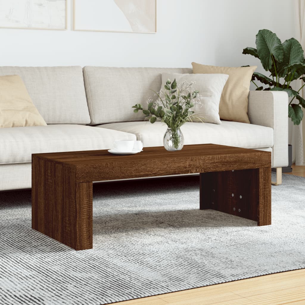 vidaXL Coffee Table Accent Couch Side Table for Living Room Engineered Wood-5