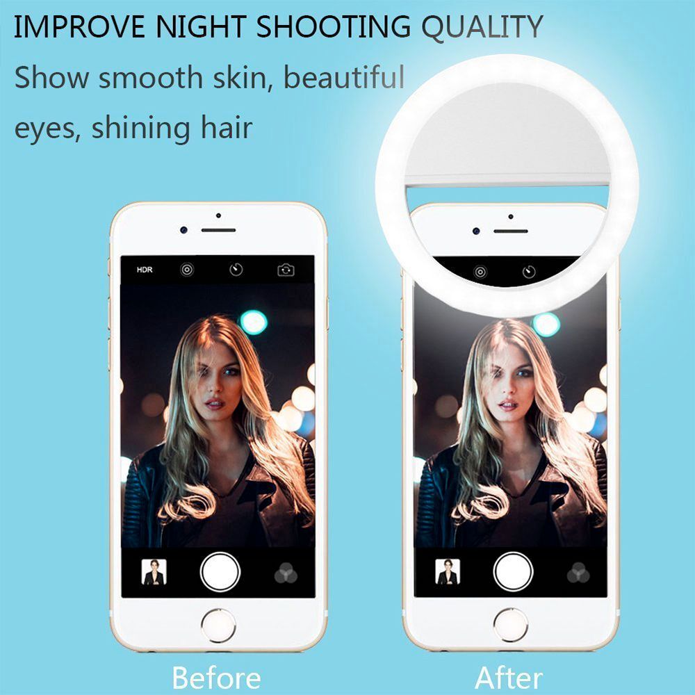 Portable Selfie Ring Light