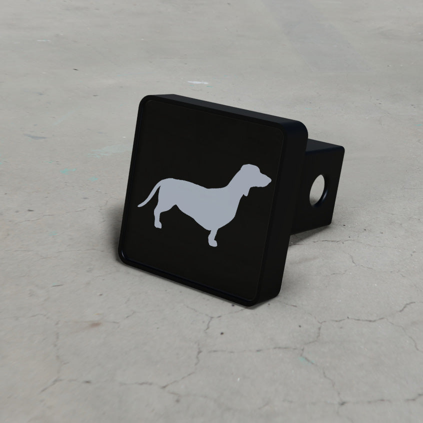 Dachshund Silhouette LED Hitch Cover