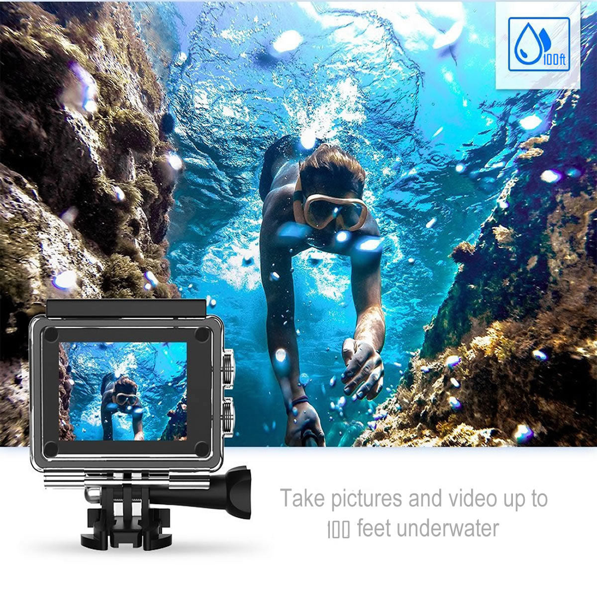 4K Waterproof Action Apex Camera