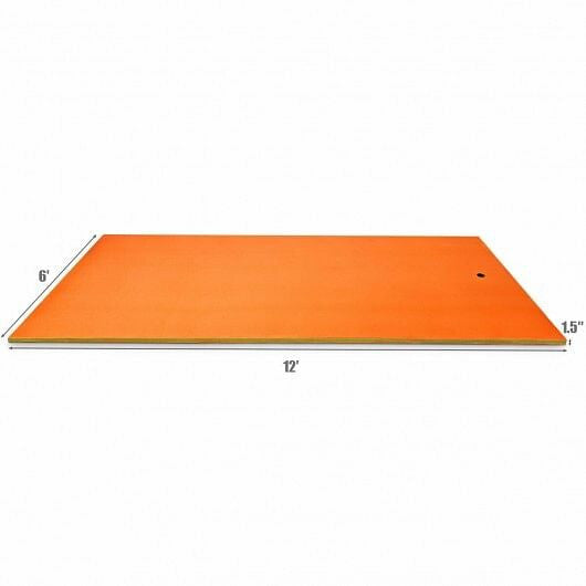 12' x 6' 3 Layer Floating Water Pad-Green-8