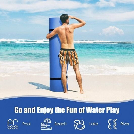 12' x 6' 3 Layer Floating Water Pad-Green-11