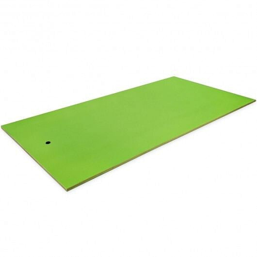 12' x 6' 3 Layer Floating Water Pad-Green-14