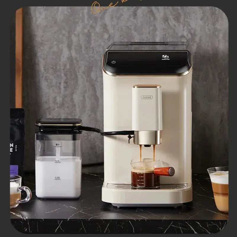Fully Automatic Coffee Machine with Grinder & Milk Frother – 20 Bar | 1.5L Tank-1