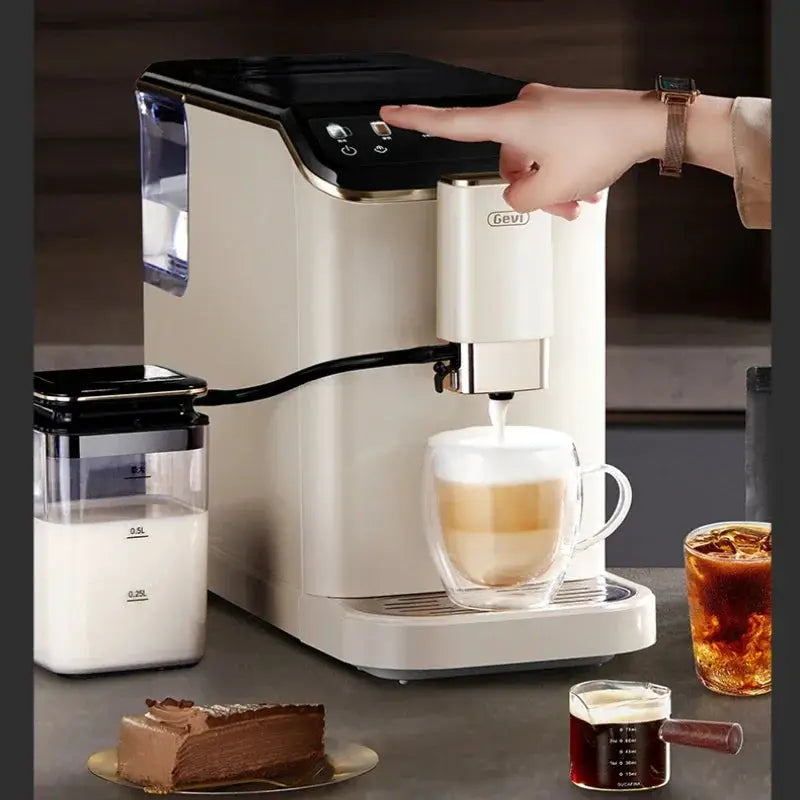 Fully Automatic Coffee Machine with Grinder & Milk Frother – 20 Bar | 1.5L Tank-2