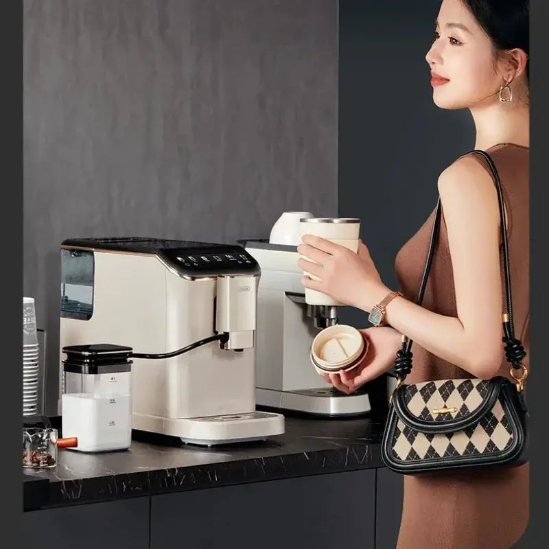 Fully Automatic Coffee Machine with Grinder & Milk Frother – 20 Bar | 1.5L Tank-3