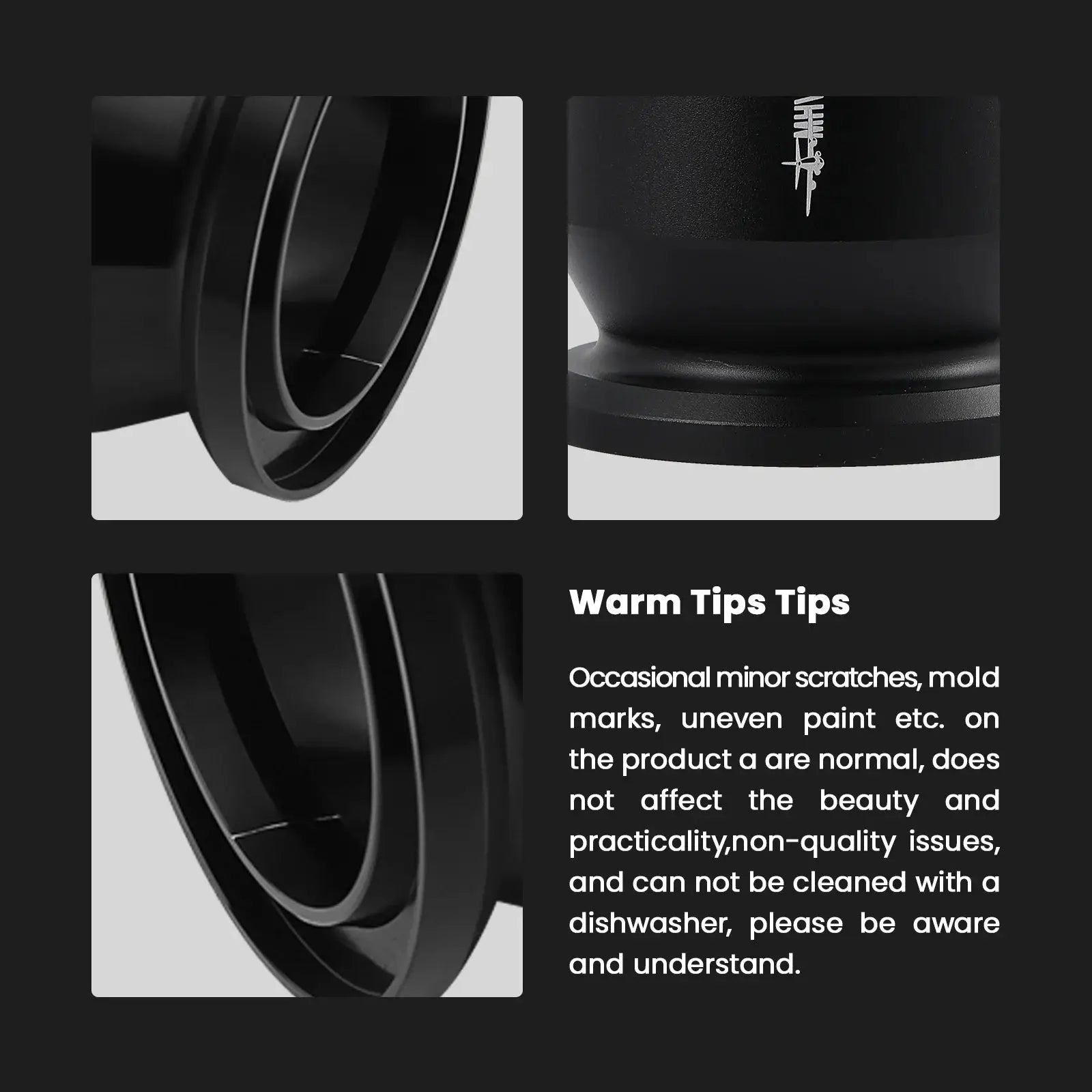 Coffee Dosing Funnel Aluminum Alloy Dosing Shaker Fit 51-54/58mm Portafilters Espresso Dosing Cup Home Barista Tools-3