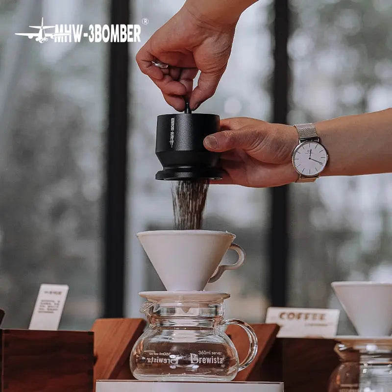 Coffee Dosing Funnel Aluminum Alloy Dosing Shaker Fit 51-54/58mm Portafilters Espresso Dosing Cup Home Barista Tools-0