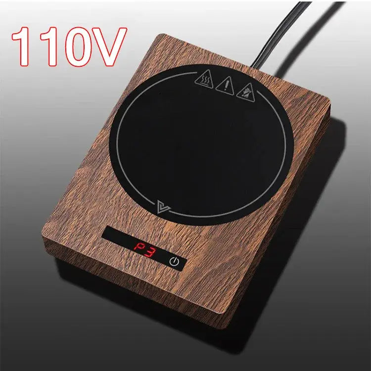 100°C Cup Heater Mug Warmer Hot Tea Makers Automatic Warmer Coaster 5 Gear Temperature Cup Heaters Coffee Milk Tea Heating Pad-7