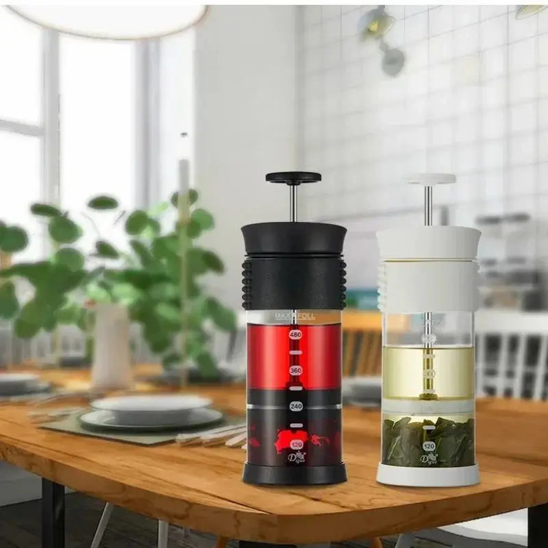 French press pot Hold Pyrex coffee pot filter press teapot with coffee powder infuser coffee tools-0