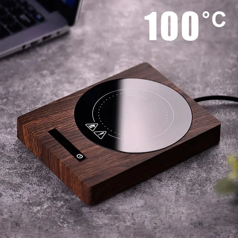 100°C Cup Heater Mug Warmer Hot Tea Makers Automatic Warmer Coaster 5 Gear Temperature Cup Heaters Coffee Milk Tea Heating Pad-0