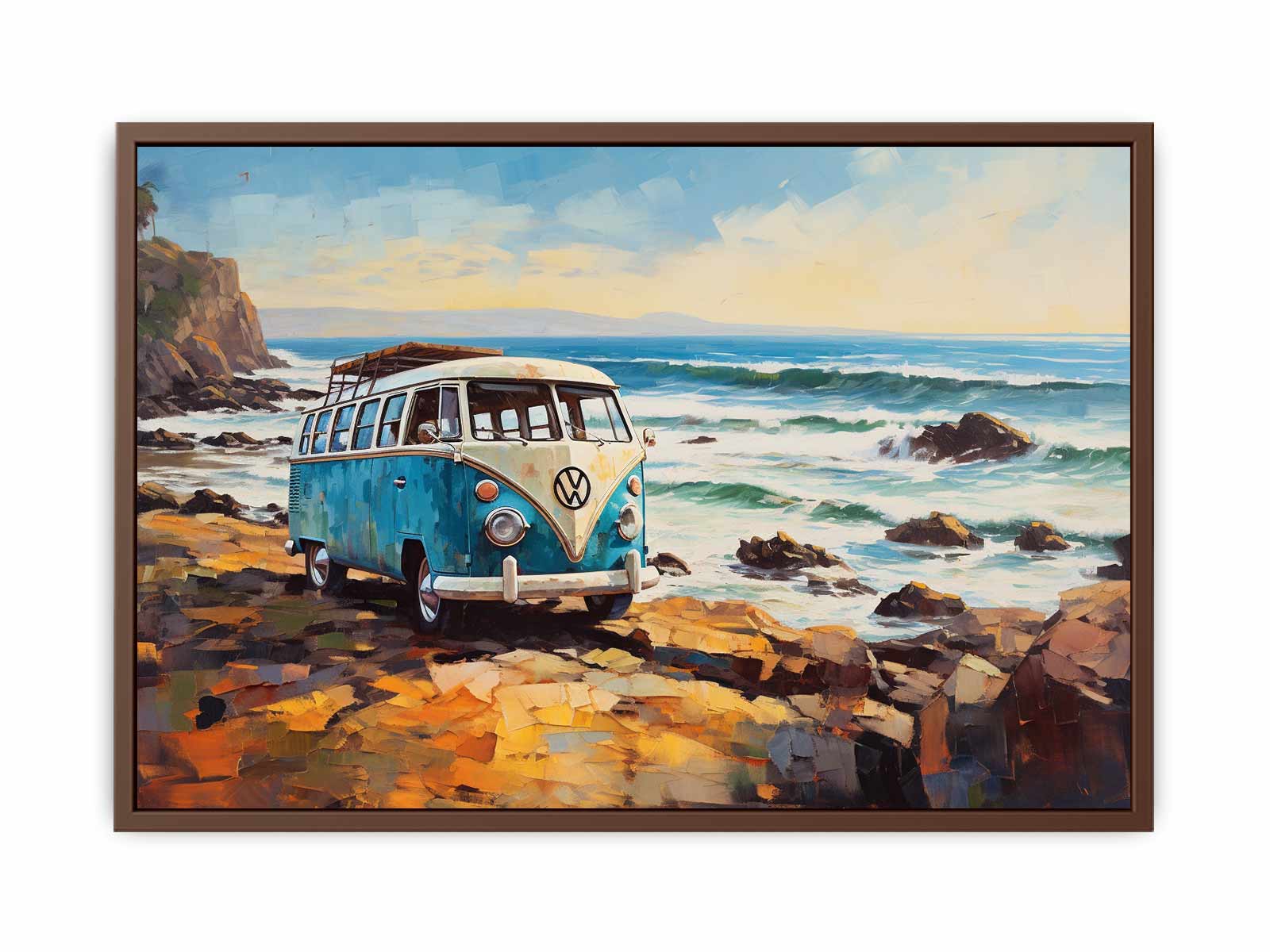 CAMPARVAN PARK Art Canvas Art Print-6