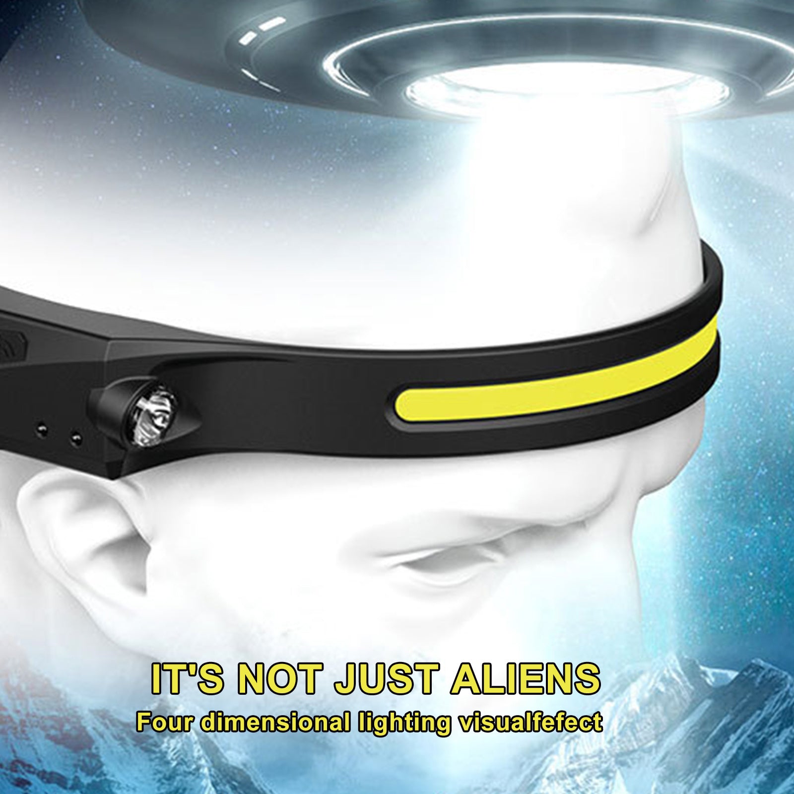 USB Rechargeable COB LED Headlamp