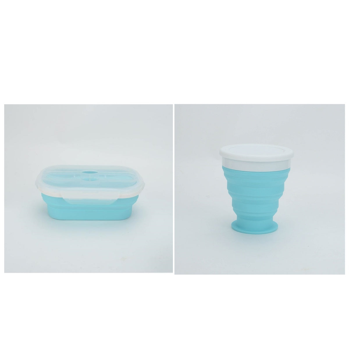 Portable Foldable Silicone Lunch Box – Smart, Space-Saving Dining