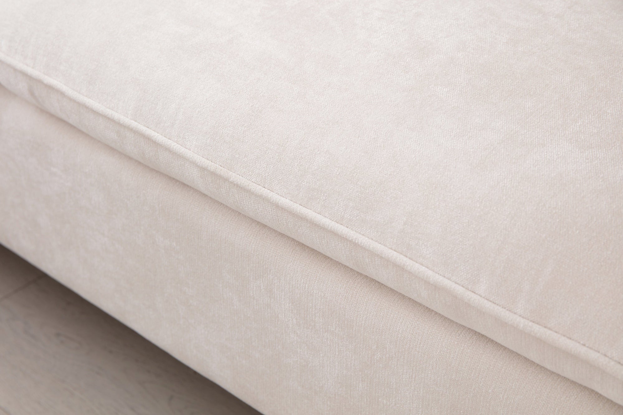 L-Shaped Linen Sectional Sofa with Right Chaise