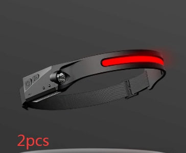 USB Rechargeable COB LED Headlamp