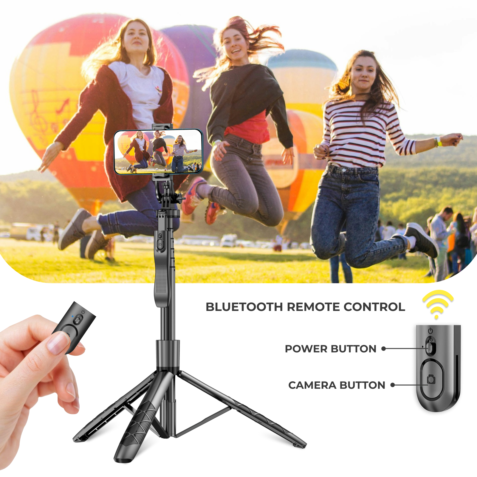 62-inch Phone Tripod and Selfie Stick