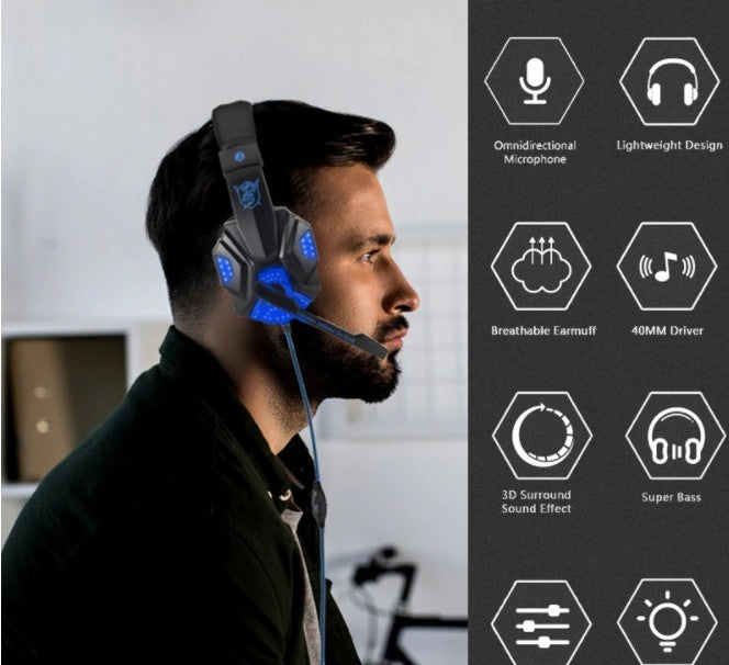 LED Gaming Headset