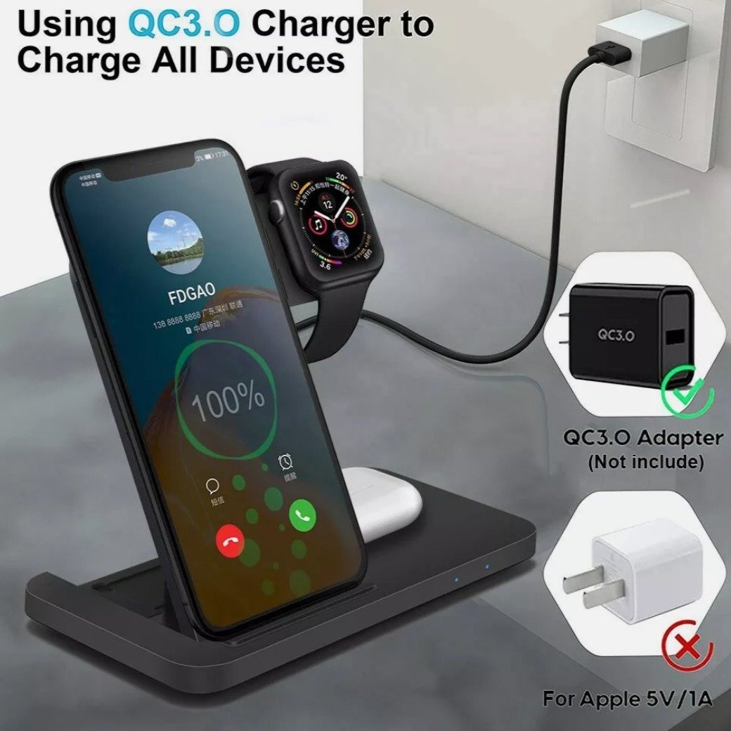 3-in-1 Wireless Charging Station