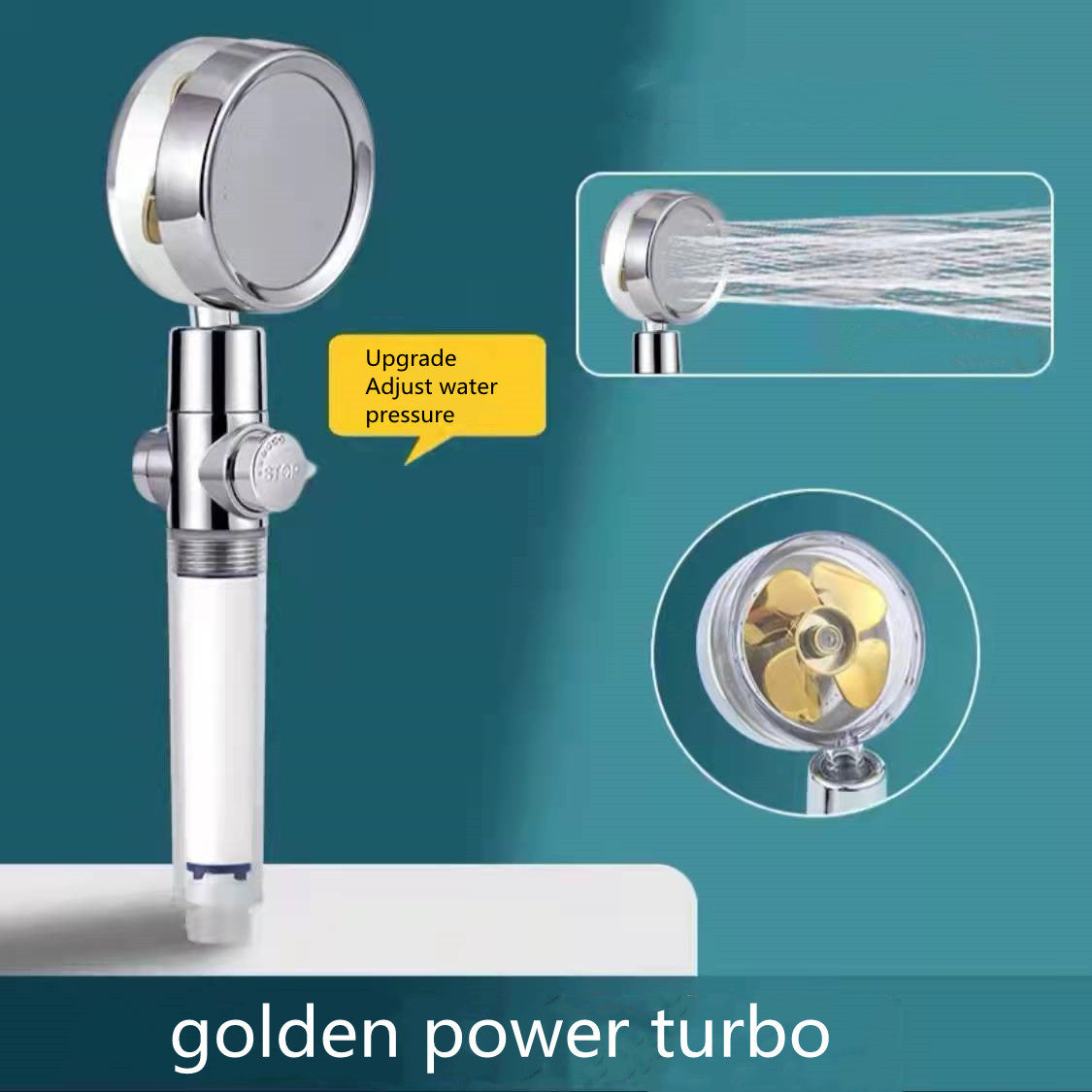 High-Pressure Vortex Shower Head