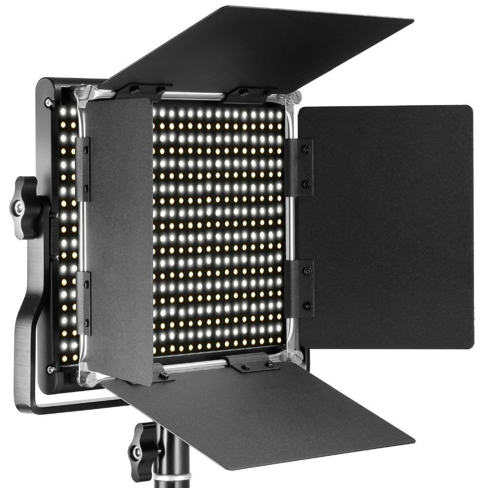 4-Piece Bi-Color 660 LED Video Light and Stand Kit