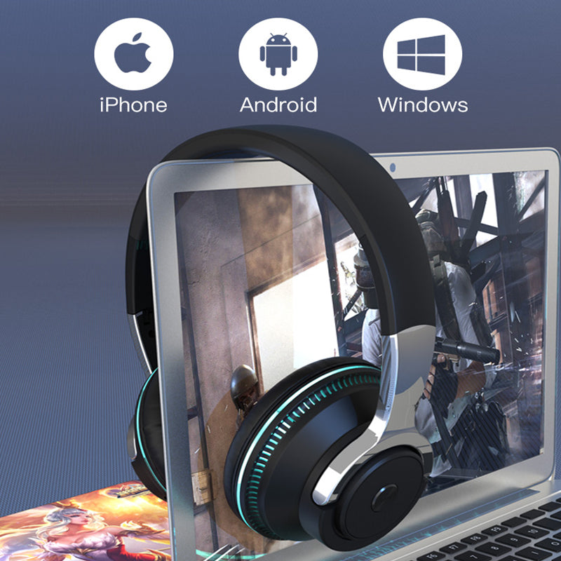 Wireless Light Changing Bluetooth Gaming Headset