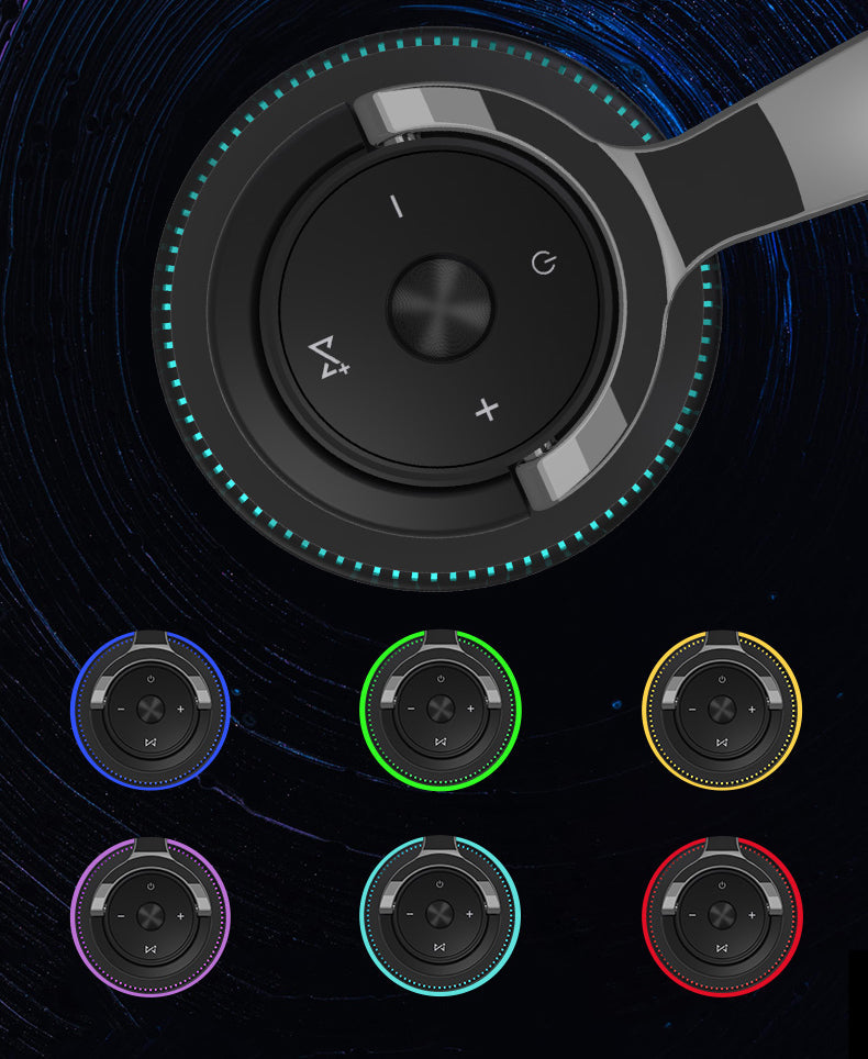Wireless Light Changing Bluetooth Gaming Headset