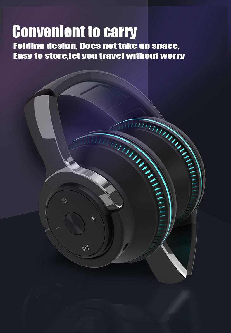 Wireless Light Changing Bluetooth Gaming Headset