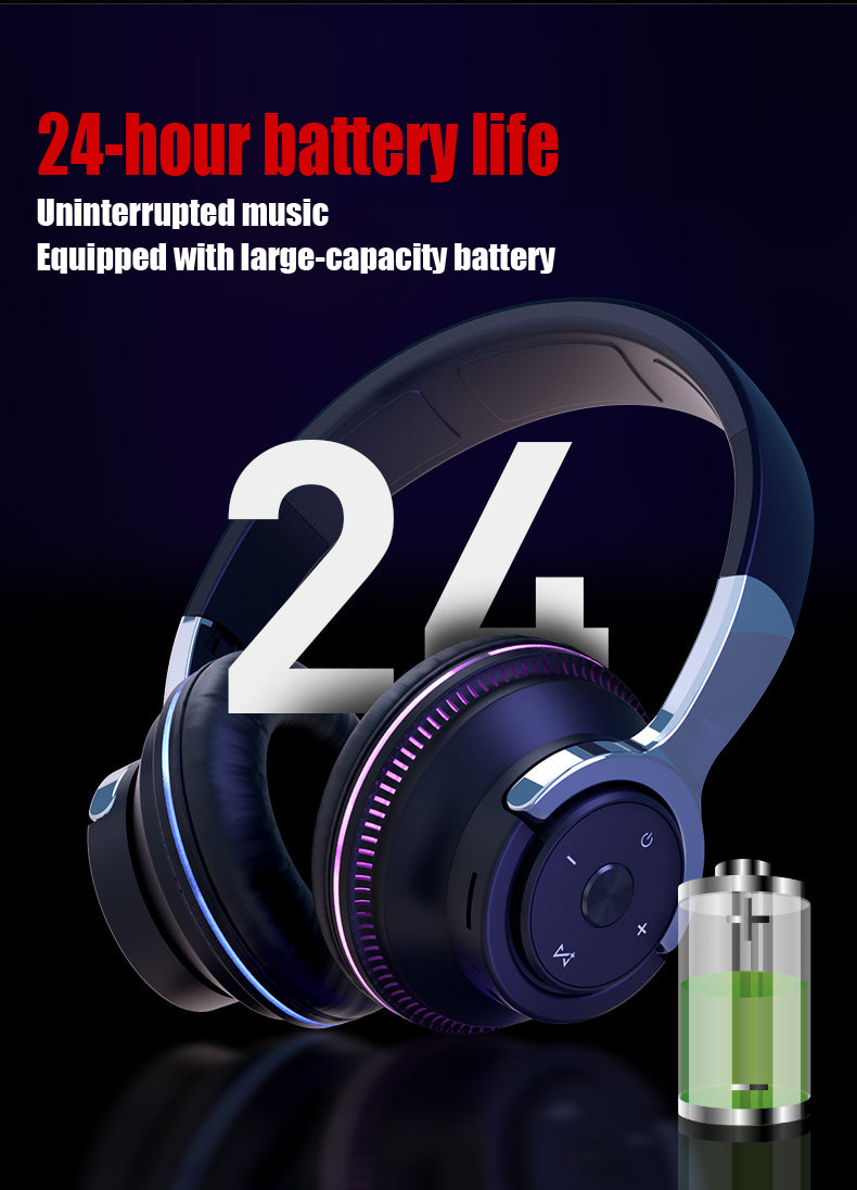 Wireless Light Changing Bluetooth Gaming Headset