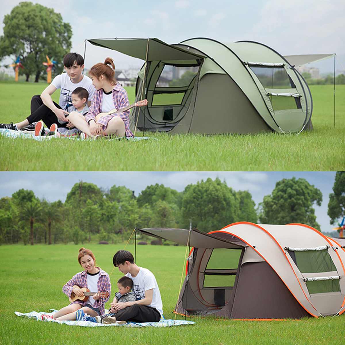 Automatic Pop Up Camping Tent