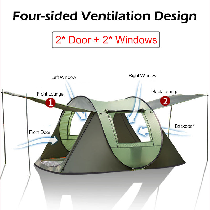 Automatic Pop Up Camping Tent