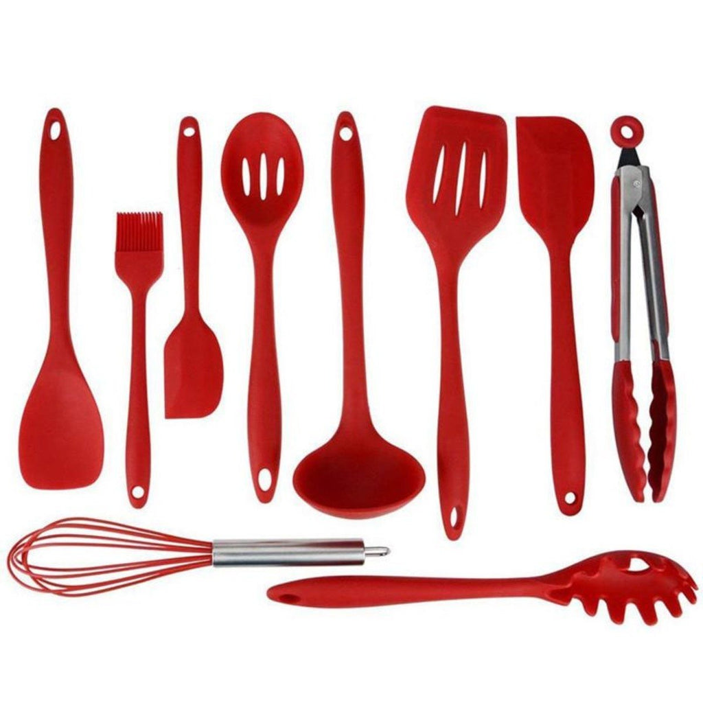 10-piece Non-Stick Silicone Utensil Se