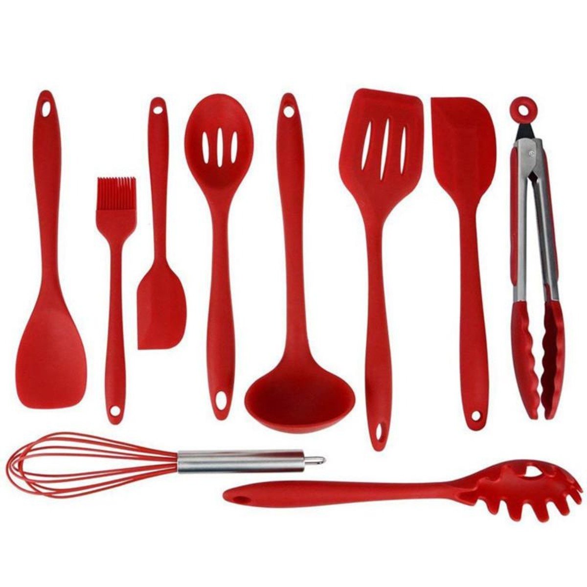 10-piece Non-Stick Silicone Utensil Se